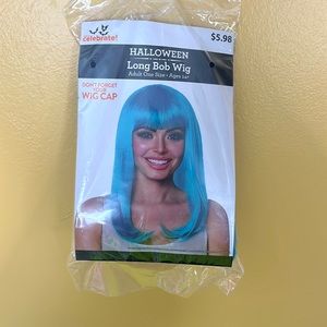 Blue Bob Wig - NEVER WORN